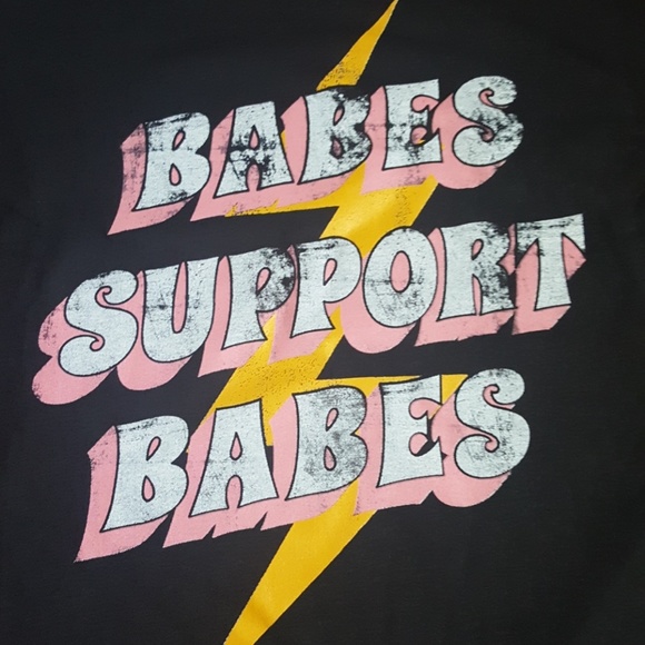 Last!!  Babe Support Babe Tee Medium - Picture 3 of 3